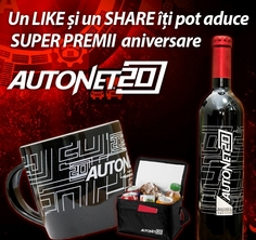 20 de premii pe zi pentru Autonet 20