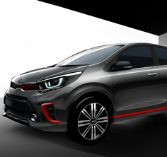 Kia a publicat primele schițe oficiale cu viitoarea generație Picanto